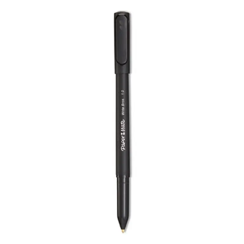 Write Bros. Ballpoint Pen Value Pack, Stick, Medium 1 mm, Black Ink, Black Barrel, 60/Pack - Pens | Paper Mate