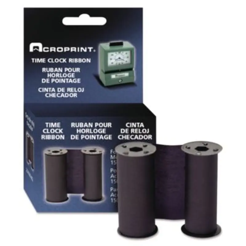 200106002 Print Time Recorder Ribbon, Blue - Correction Tapes | Acroprint
