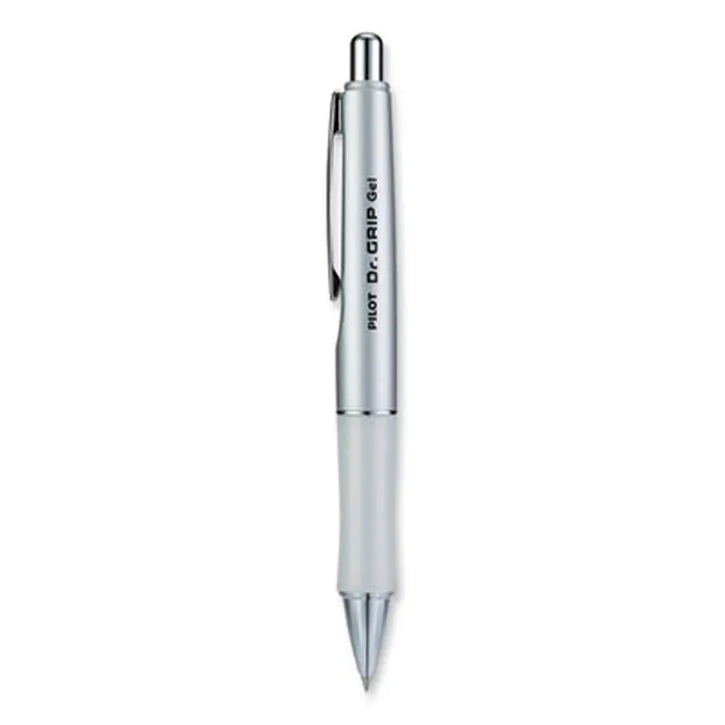 Dr. Grip Limited Gel Pen, Retractable, Fine 0.7 mm, Black Ink, Platinum Barrel - Pens | Pilot