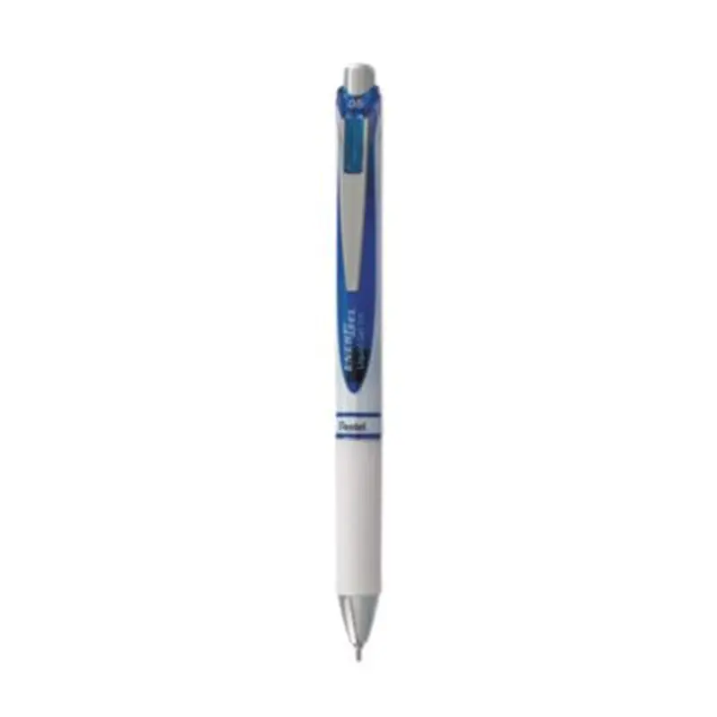 EnerGel RTX Gel Pen, Retractable, Fine 0.5 mm, Blue Ink, White/Translucent Blue Barrel - Pens | Pentel