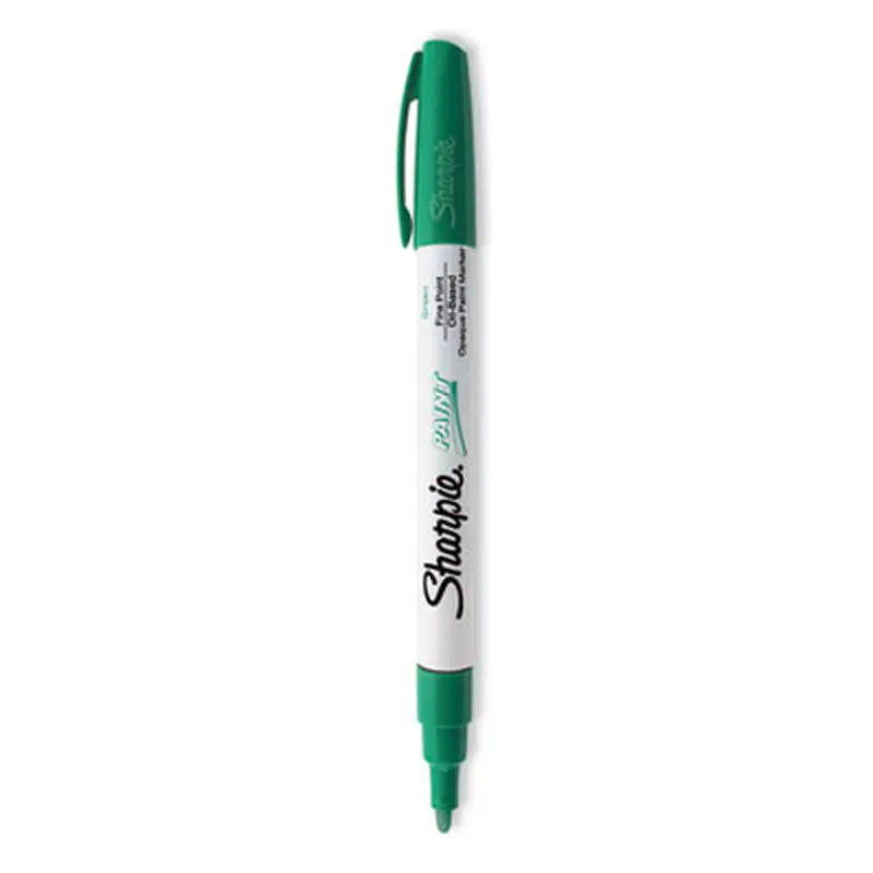 Permanent Paint Marker, Fine Bullet Tip, Green - Markers | Sharpie