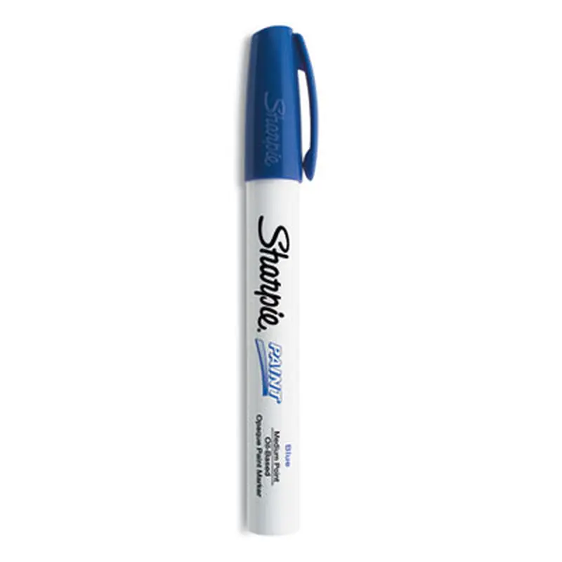 Permanent Paint Marker, Medium Bullet Tip, Blue - Markers | Sharpie