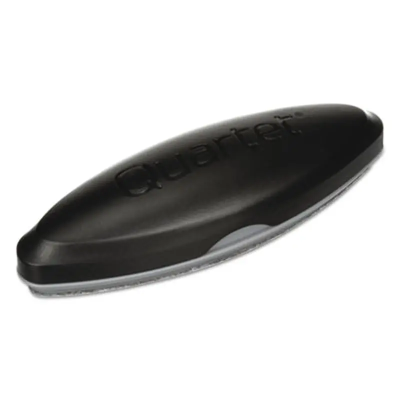Premium Magnetic 3-in-1 Eraser, 6.5" x 2" x 1.38", Black - Board Erasers | Quartet