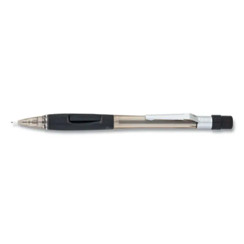 Quicker Clicker Mechanical Pencil, 0.5 mm, HB (#2), Black Lead, Smoke/Black Barrel - Pencils | Pentel