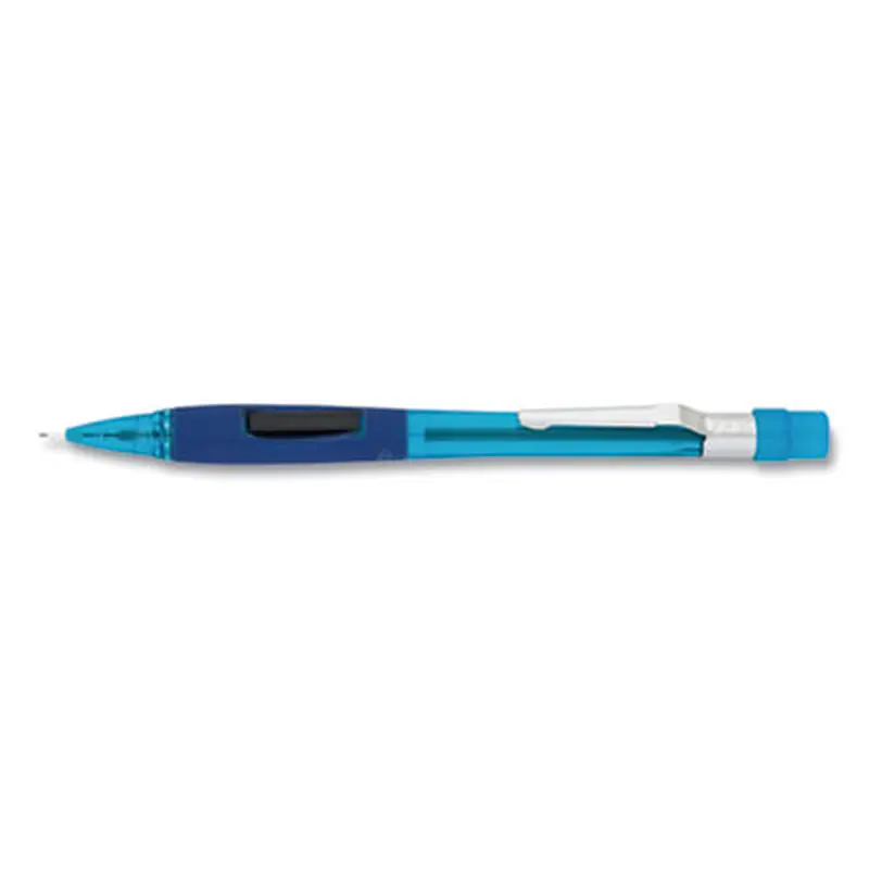 Quicker Clicker Mechanical Pencil, 0.5 mm, HB (#2), Black Lead, Transparent Blue Barrel - Pencils | Pentel