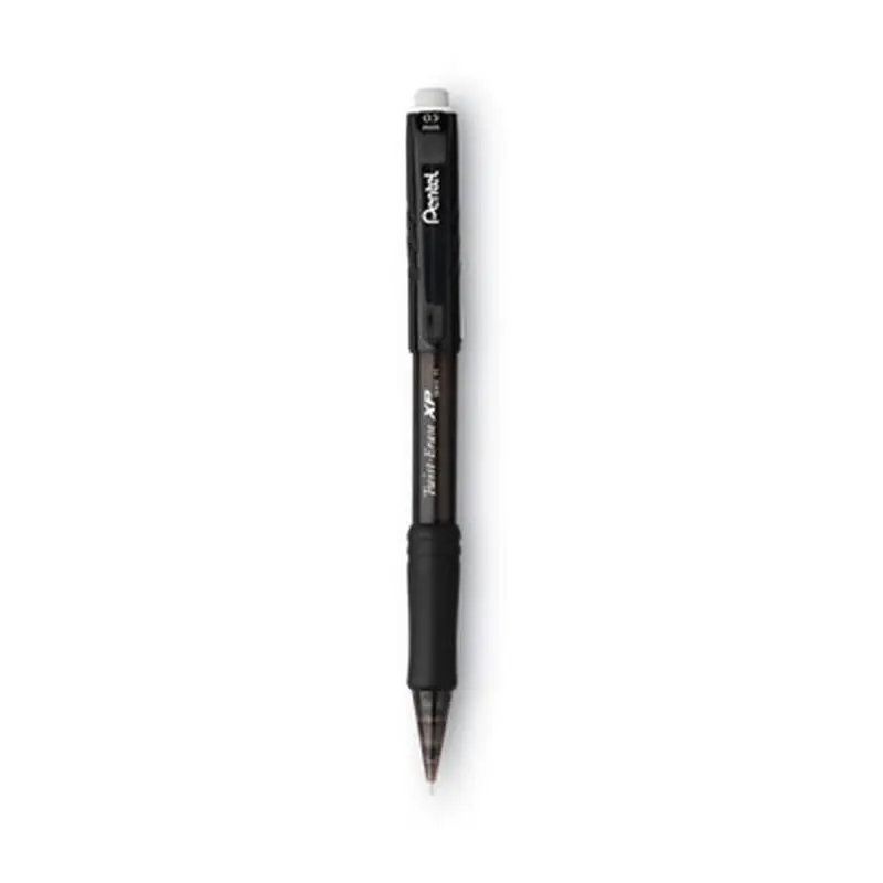 Twist-Erase EXPRESS Mechanical Pencil, 0.5 mm, HB (#2), Black Lead, Black Barrel, Dozen - Pencils | Pentel