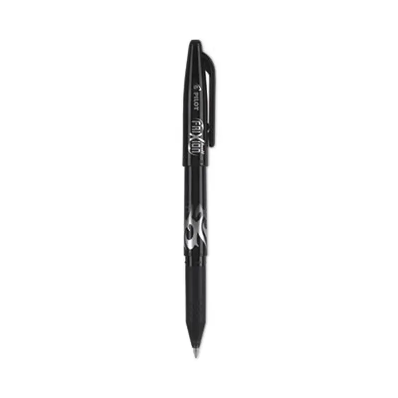 FriXion Ball Erasable Gel Pen, Stick, Fine 0.7 mm, Black Ink, Black Barrel - Pens | Pilot