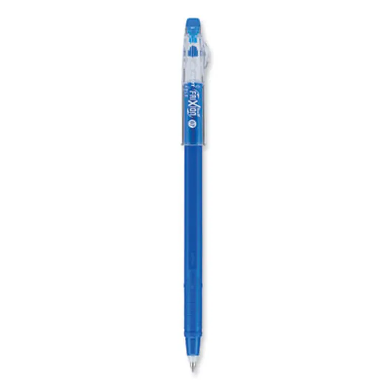 FriXion ColorSticks Erasable Gel Pen, Stick, Fine 0.7 mm, Blue Ink, Blue Barrel, Dozen - Pens | Pilot