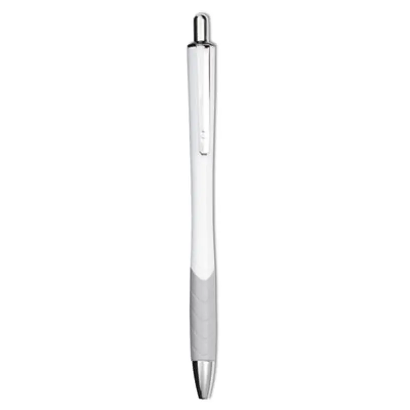 InkJoy 700 RT Ballpoint Pen, Retractable, Medium 1 mm, Blue Ink, White/Gray Barrel, Dozen - Pens | Paper Mate