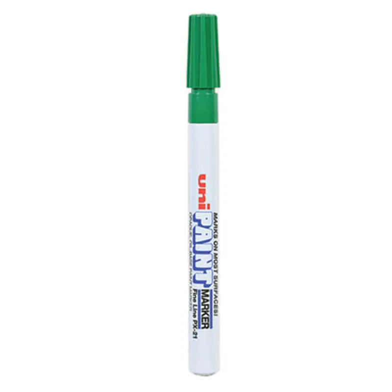 Permanent Marker, Fine Bullet Tip, Green - Markers | uni-Paint