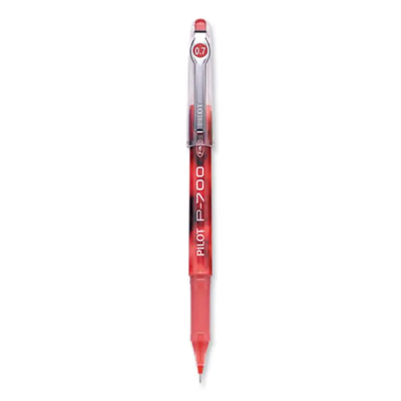 Precise P-700 Gel Pen, Stick, Fine 0.7 mm, Red Ink, Red Barrel, Dozen - Pens | Pilot