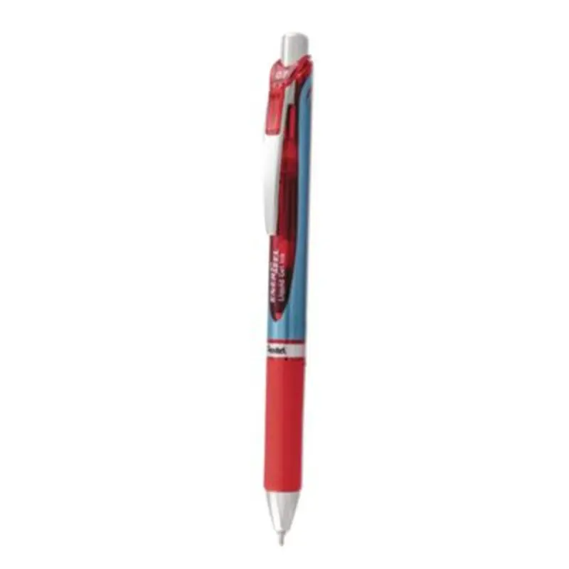 EnerGel RTX Gel Pen, Retractable, Medium 0.7 mm, Red Ink, Red/Blue Barrel - Pens | Pentel
