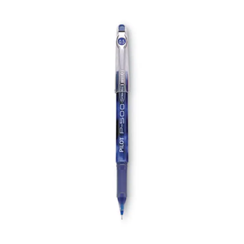 Precise P-500 Gel Pen, Stick, Extra-Fine 0.5 mm, Blue Ink, Blue Barrel, Dozen - Pens | Pilot