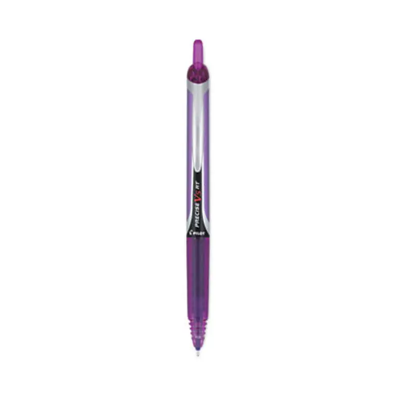 Precise V5RT Rollerball Pen, Retractable, Extra-Fine 0.5 mm, Purple Ink, Purple Barrel - Pens | Pilot