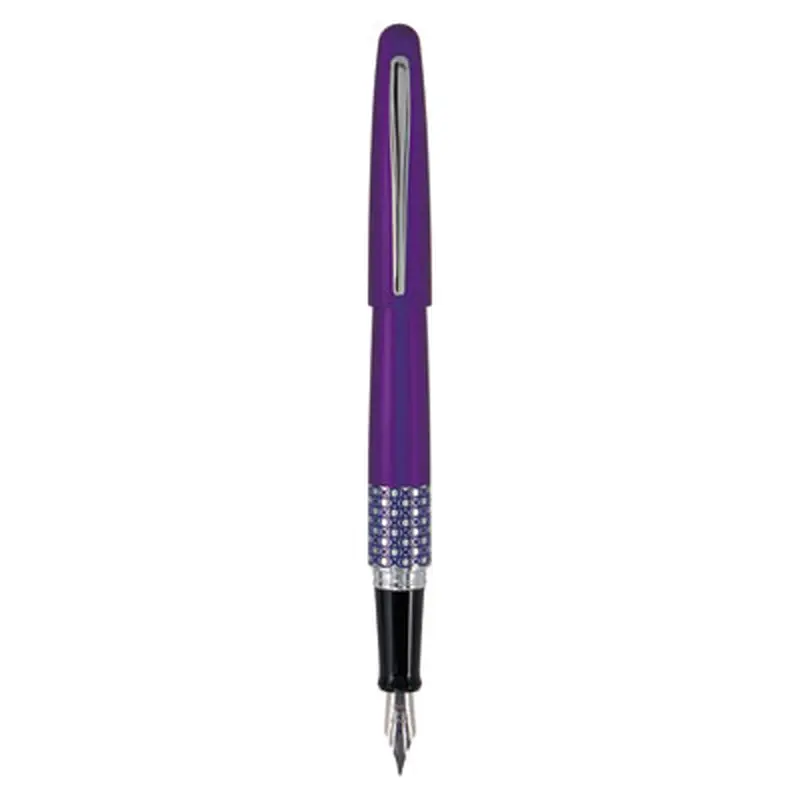 MR Retro Pop Collection Fountain Pen, Fine 0.7 mm, Black Ink, Purple Barrel - Pens | Pilot