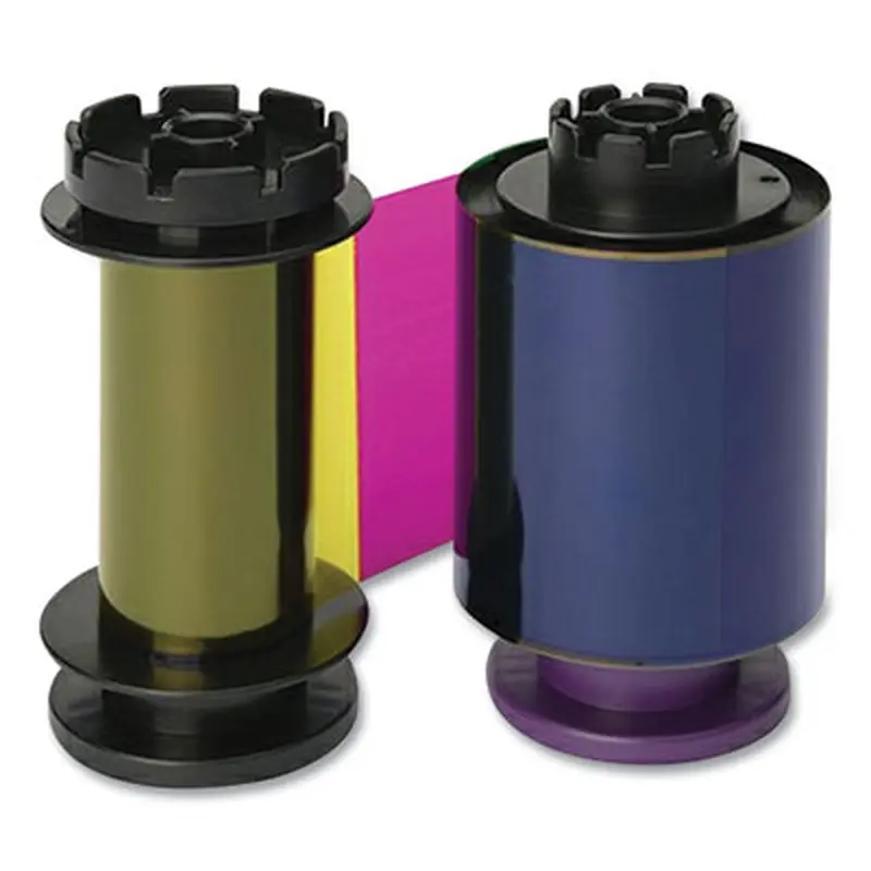 R5F208A100 YMCKO Color Ribbon, Black/Cyan/Magenta/Yellow - Correction Tapes | Evolis