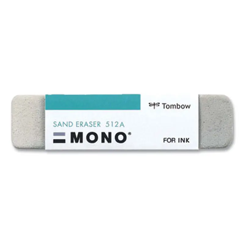 Sand Eraser, For Pencil/Ink Marks, Rectangular Block, Small, White - Pencil & Ink Erasers | Tombow Mono