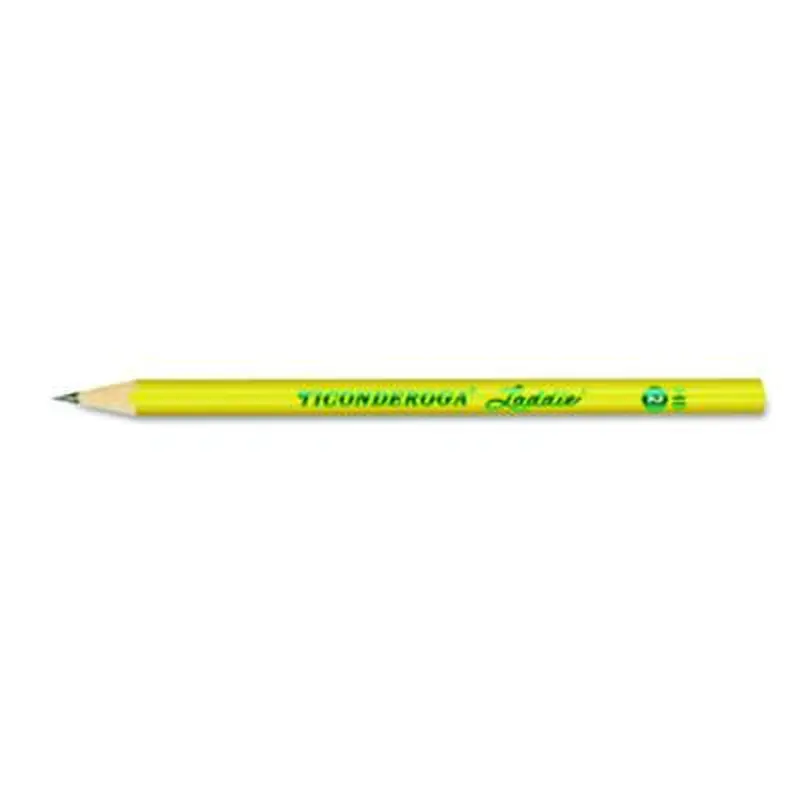 Ticonderoga Laddie Woodcase Pencil, HB (#2), Black Lead, Yellow Barrel, Dozen - Pencils | Dixon
