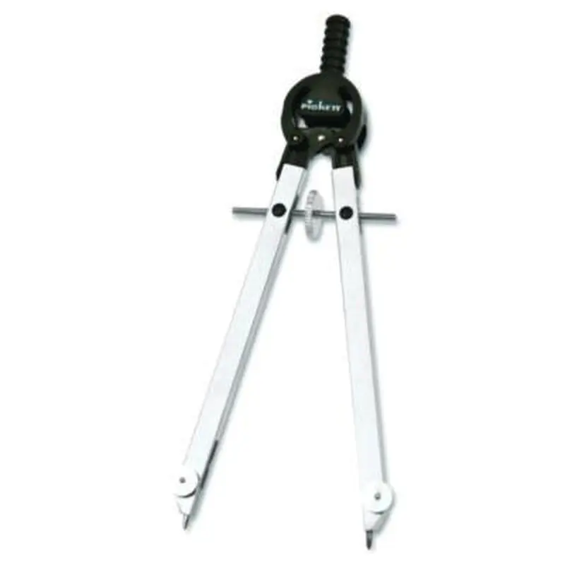 Masterbow Compass, 10" Maximum Diameter, Steel, Chrome - Compasses | Chartpak