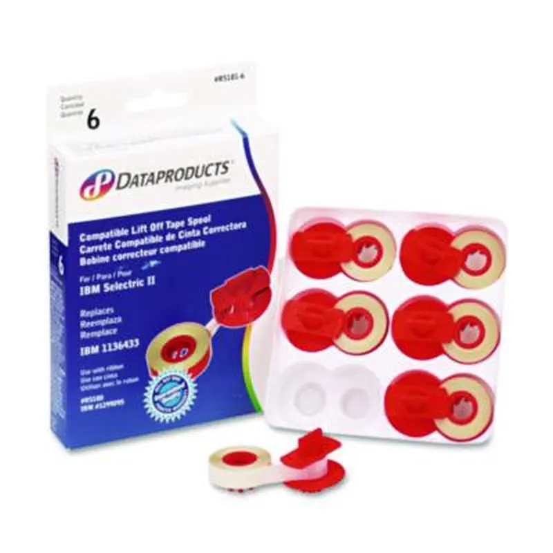 R51816 Compatible Low-Tack Lift-Off Tape, Clear, 6/Box - Correction Tapes | Dataproducts