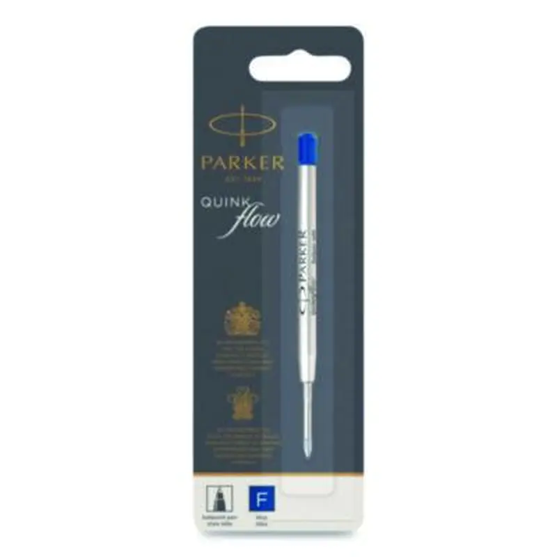 Refill for Parker Ballpoint Pens, Fine Conical Tip, Blue Ink - Pen & Marker Refills | Parker
