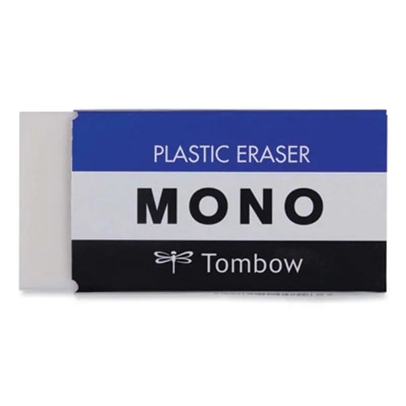 Eraser, For Pencil Marks, Rectangular Block, Jumbo, White - Pencil & Ink Erasers | Tombow Mono