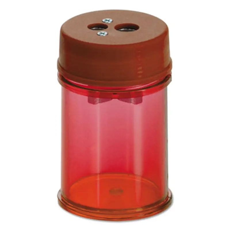 Pencil/Crayon Sharpener, 1.38 x 2.13, Red, 8/Pack - Pencil & Crayon Sharpeners | Officemate