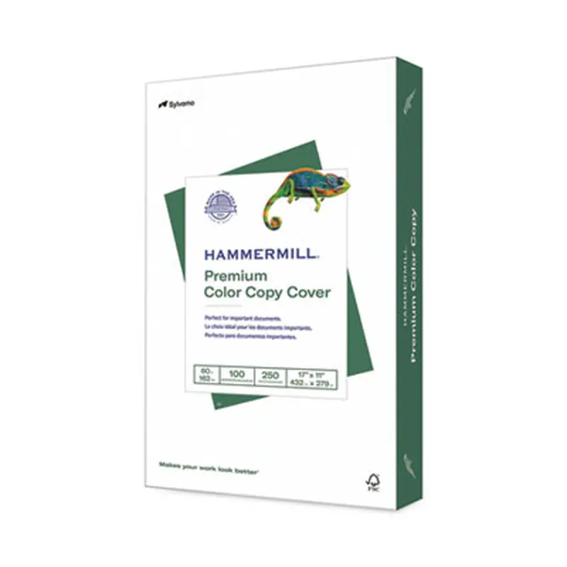 Premium Color Copy Cover, 100 Bright, 60 lb Cover Weight, 17 x 11, 250/Pack - Card/Cover Stock | Hammermill