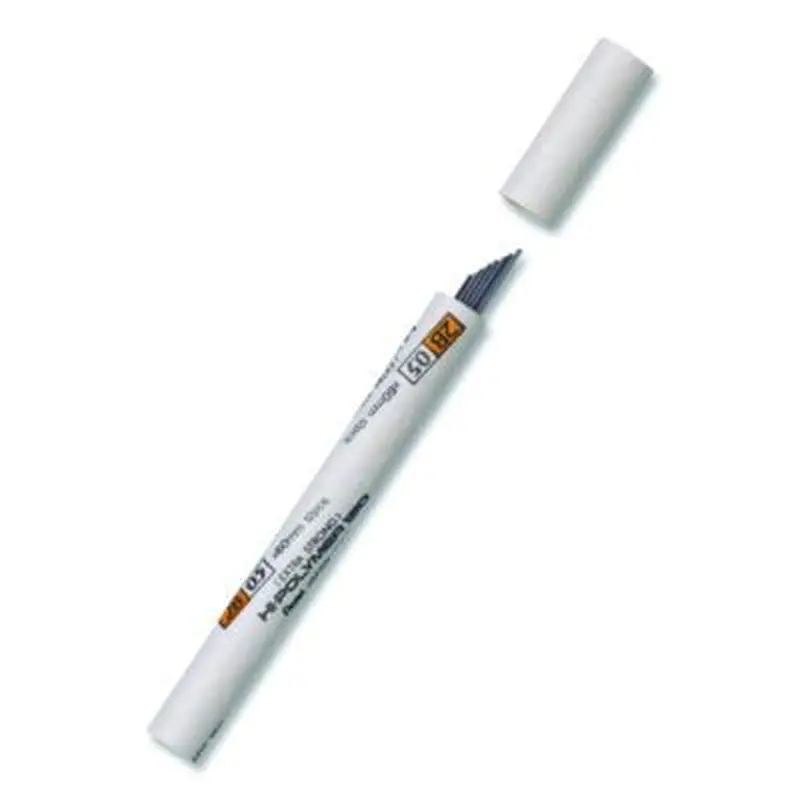 Premium Hi-Polymer Lead Refill, 0.5 mm, 2B, Black, 12/Pack - Pencil Lead | Pentel