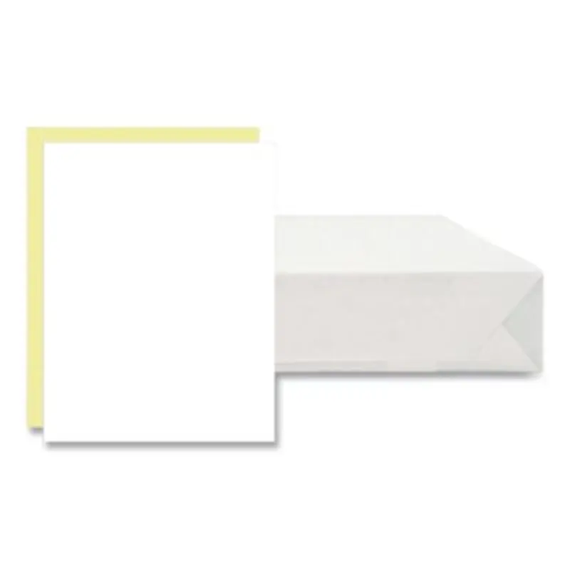 Digital Carbonless Paper, 2-Part, 8.5 x 11, White/Canary, 2,500/Carton - Computer Printout Paper | Iconex