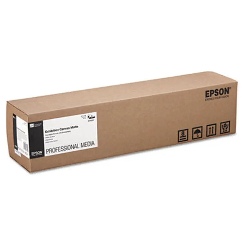 Exhibition Canvas, 23 mil, 24" x 40 ft, Matte White - Photo Print Paper | Epson