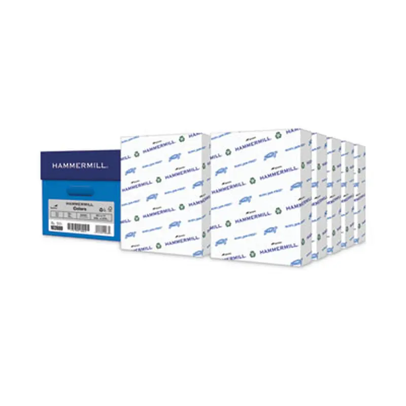 Colors Print Paper, 20 lb Bond Weight, 8.5 x 11, Gray, 500 Sheets/Ream, 10 Reams/Carton - Copy Paper | Hammermill