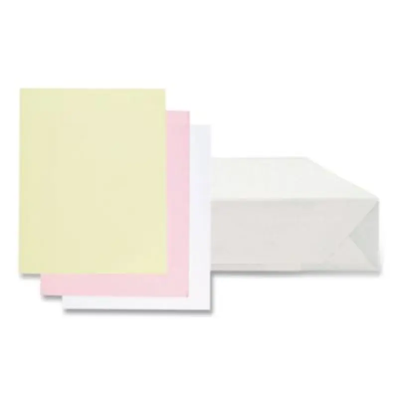 Digital Carbonless Paper, 3-Part, 8.5 x 11, White/Canary/Pink, 1,670/Carton - Computer Printout Paper | Iconex