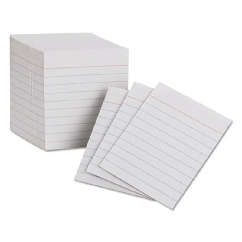 Ruled Mini Index Cards, 3 x 2.5, White, 200/Pack - Index Cards | Oxford