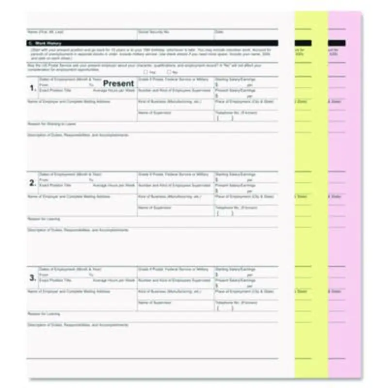 Digital Carbonless Paper, 3-Part, 8.5 x 11, White/Canary/Pink, 835/Carton - Computer Printout Paper | Iconex