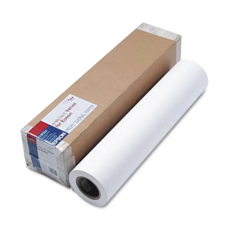 Somerset Velvet Paper Roll, 24" x 50 ft, White - Photo Print Paper | Epson