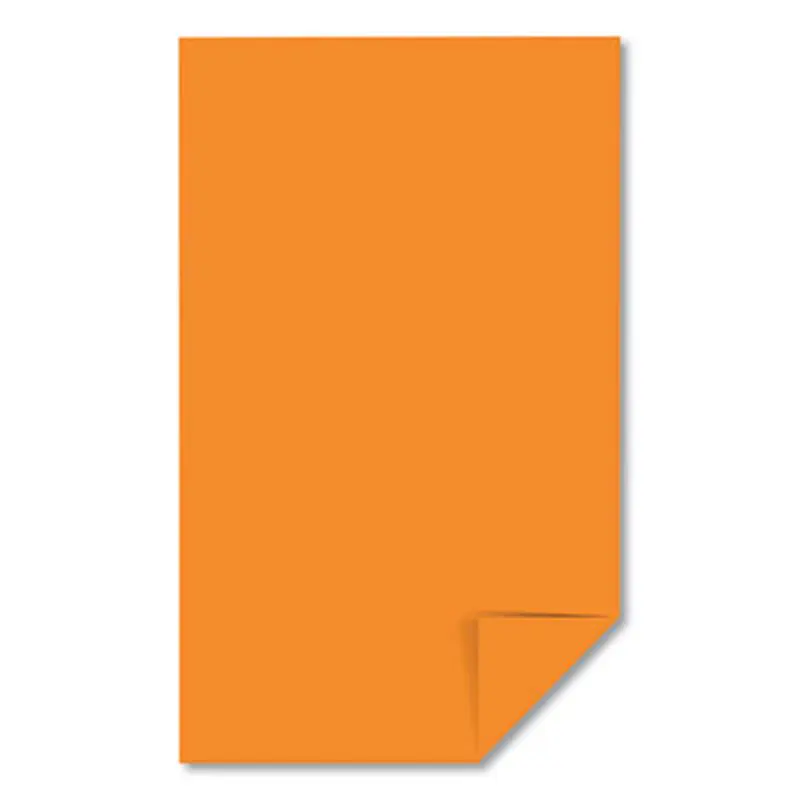 Color Paper, 24 lb Bond Weight, 8.5 x 14, Cosmic Orange, 500/Ream - Copy Paper | Astrobrights