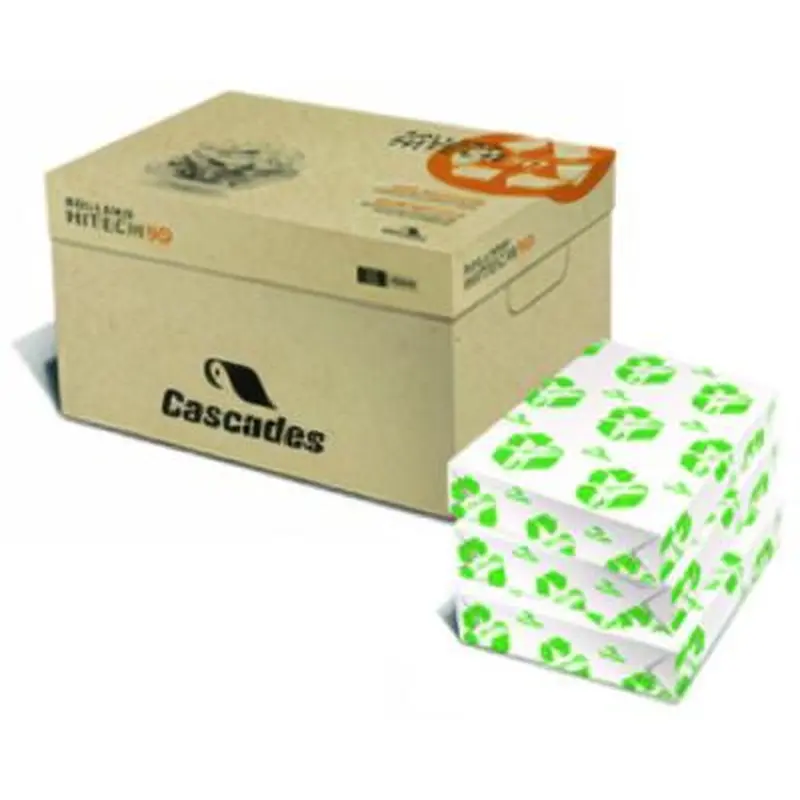 Enviro100 Copy Paper, 92 Bright, 20 lb Bond Weight, 8.5 x 14, White, 500 Sheets/Ream, 10 Reams/Carton - Copy Paper | Cascades