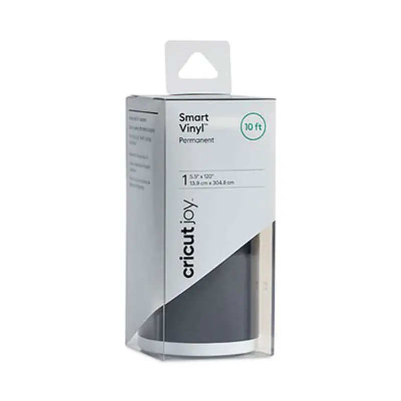 Joy Permanent Smart Vinyl for Assorted Surfaces, 5.5 x 120, Black - Wide-Format Print Paper | Cricut