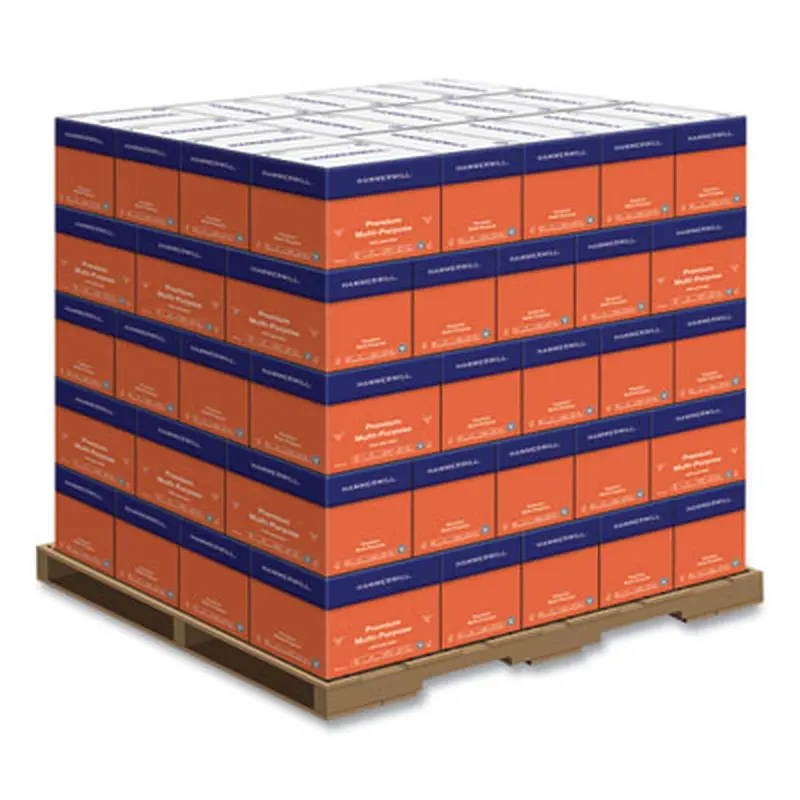 Premium Multipurpose Print Paper, 97 Bright, 20 lb, 8.5 x 11, White, 500 Sheets/Ream, 5 Reams/Carton, 80 Cartons/Pallet - Copy Paper | Hammermill