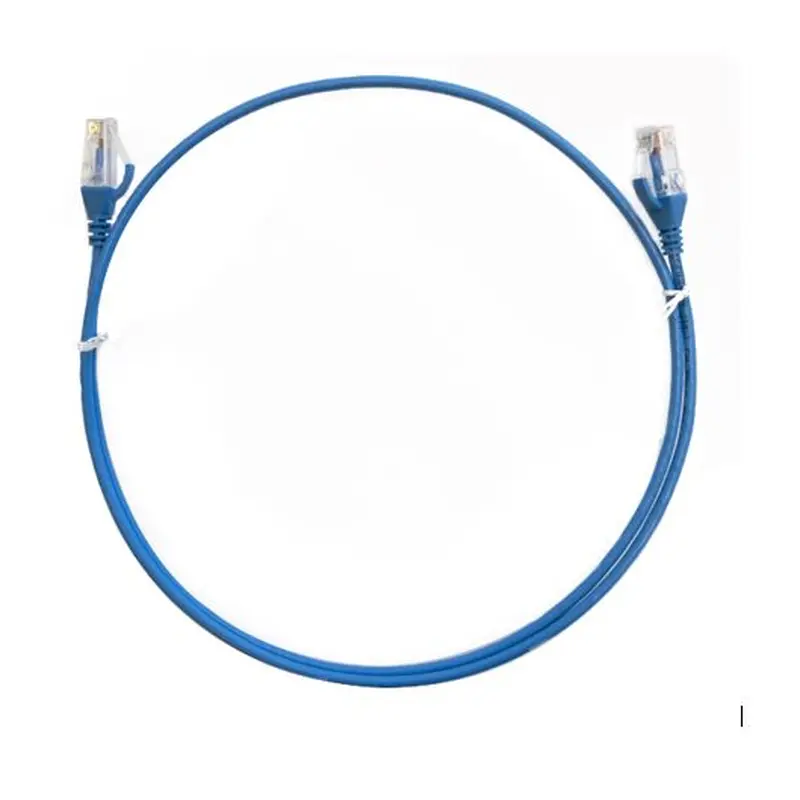 8ware CAT6 Thin Cable 1.5m / 150cm - Blue Color Premium RJ45 Ethernet Network LAN UTP Patch Cord 26AWG