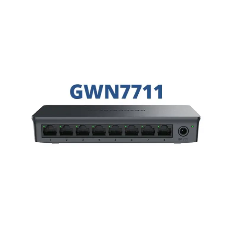 *LS* Grandstream GWN7711 Layer 2-Lite Managed Switch, 8 x GigE, Switches for Small-to-Medium Businesses