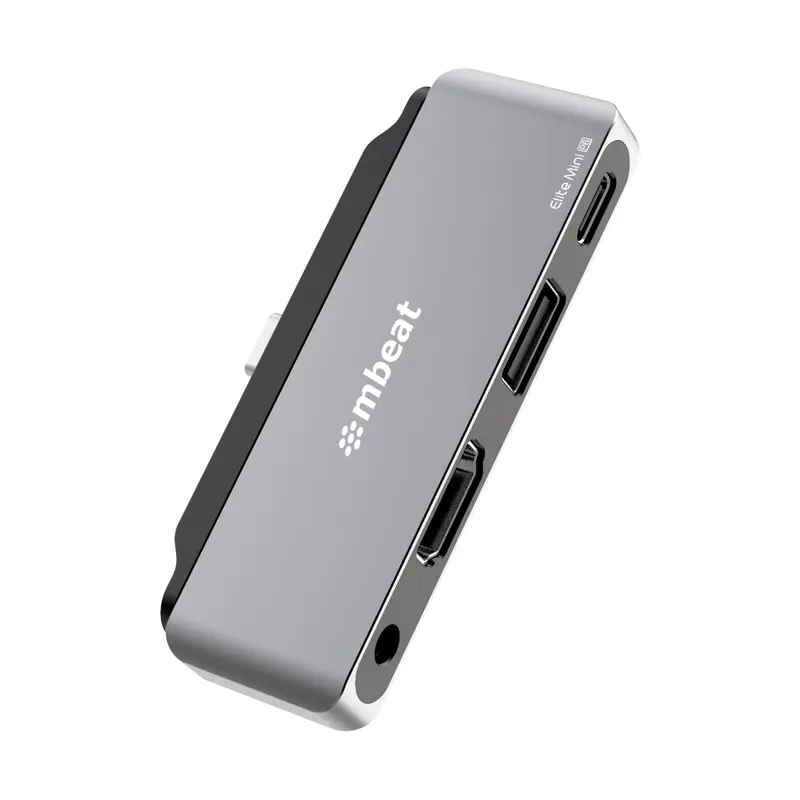 (LS) mbeat  Elite Mini 4-In-1 USB-C Mobile Hub for iPad Pro, USB-C Tablet & Laptop/Notebook (LS> MB-UCD32-U7)