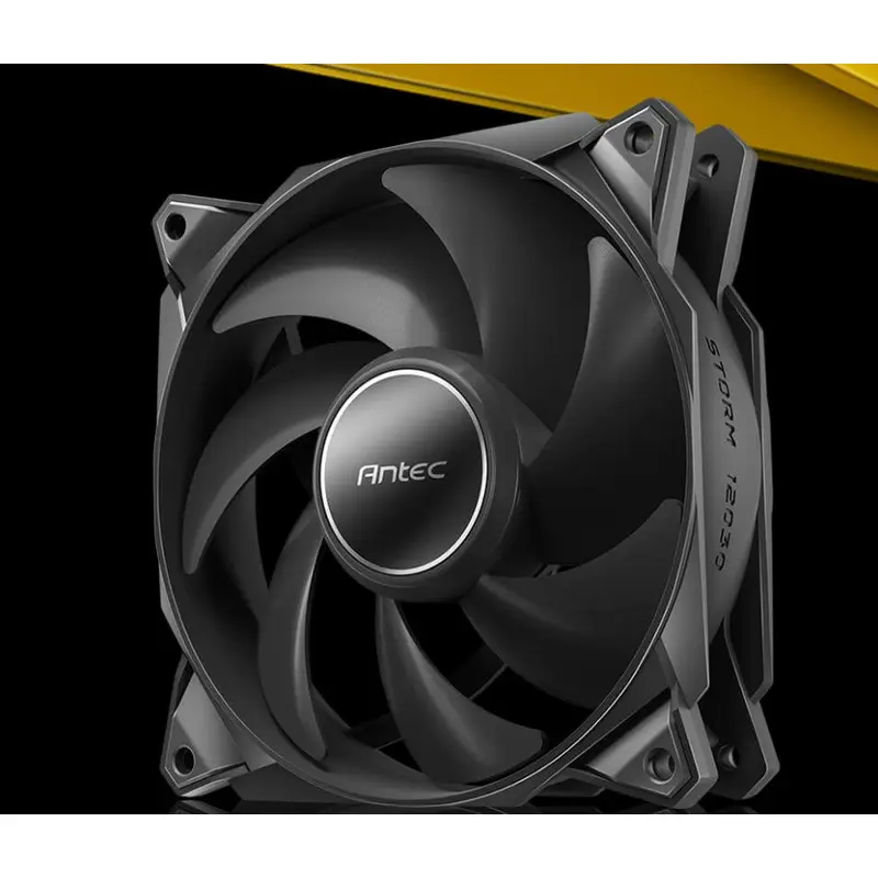 Antec StormT3 120mm PWM FDB FaN High Airflow 66.56 CFM, Air Pressure 2.7, Noise Level 25.8. Woven Cable, PMW Daisy Chain design, 3 Yrs Warranty
