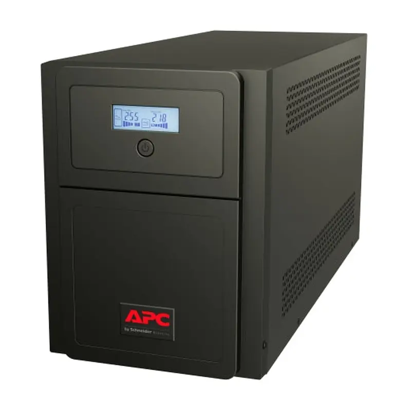 APC Easy UPS 1 Ph Line Interactive, 3kVA, Tower, 230V, 6 IEC C13 outlets, AVR, Intelligent Card Slot   Dry Contact, LCD