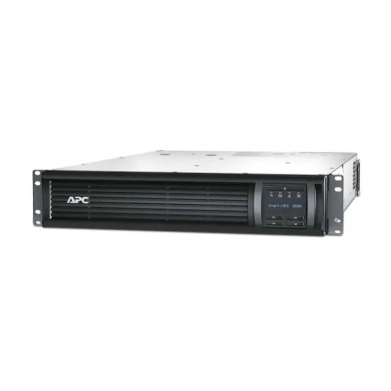 APC Smart-UPS, Line Interactive, 3kVA, Rackmount 2U, 230V, 8x IEC C13 1x IEC C19 outlets, SmartConnect Port SmartSlot, AVR, LCD