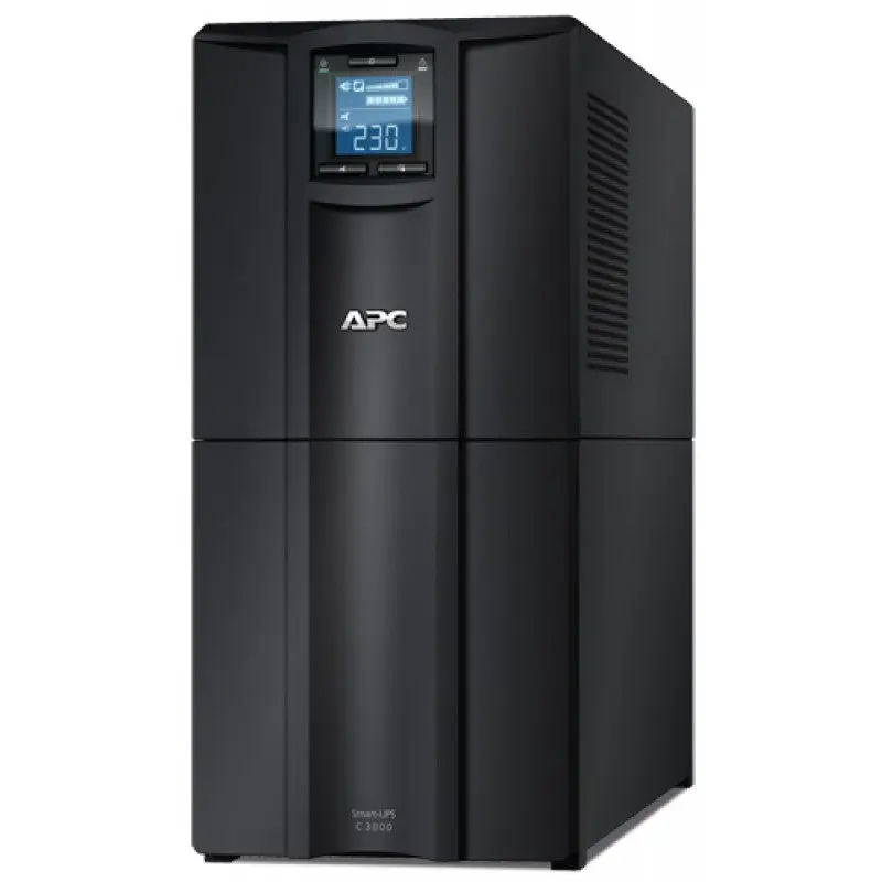 APC Smart-UPS C, Line Interactive, 3kVA, Tower, 230V, 8x IEC C13 1x IEC C19 outlets, AVR, Graphic LCD