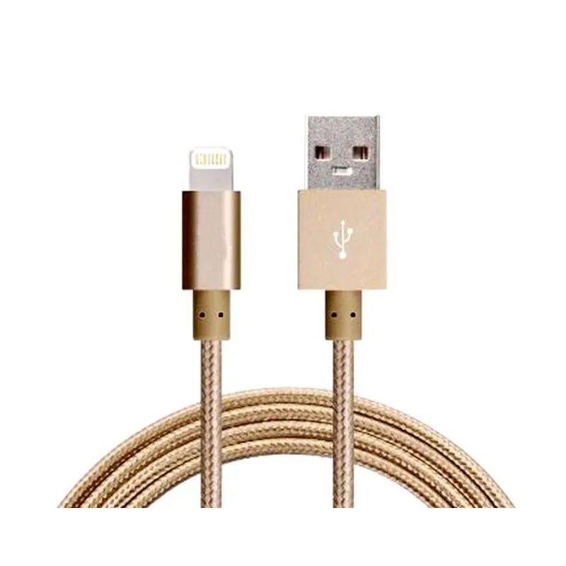 Astrotek 1m USB Lightning Data Sync Charger Gold Color Cable for iPhone X 9 8 7S 7 Plus 6S 6 Plus 5 5S iPad Air Mini iPod