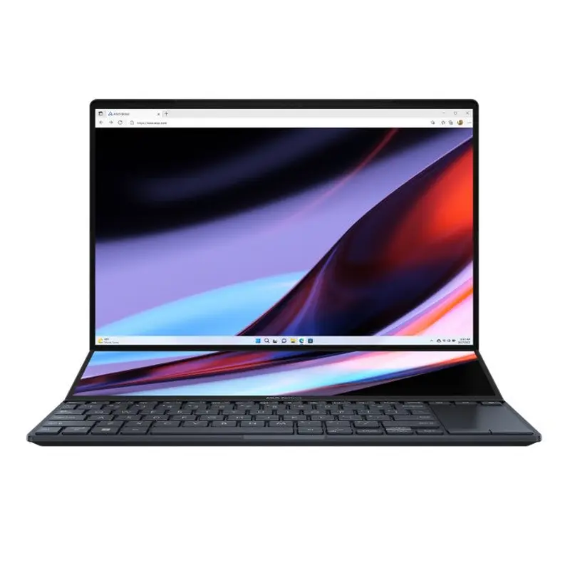 ASUS ZenBook Pro 14 Duo 14.5' 2.8K OLED TOUCH Intel i9-13900H 32GB DDR5 1TB SSD WIN 11 PRO nVidia RTX 4050 Touchpad Pen Backlit 1.7kg 1yr wty