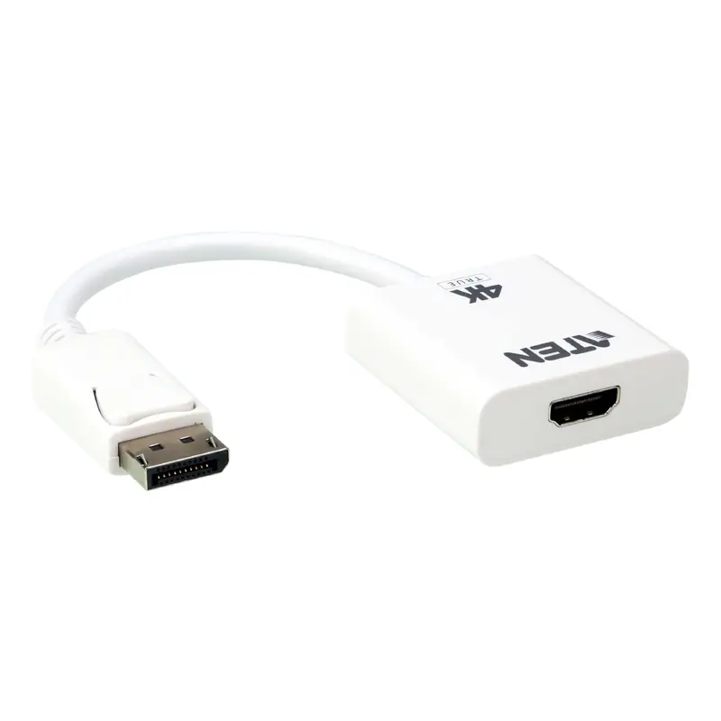 AtenVanCryst VC986B DisplayPort to True 4K HDMI Active Adapter. Supports Audio and AMD Eyefinity Technology for Multi-Screen setup